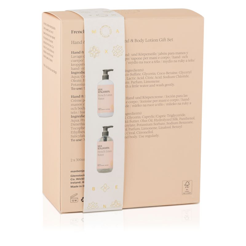 Max Benjamin - Hand & Body 300ml - French Linen Water