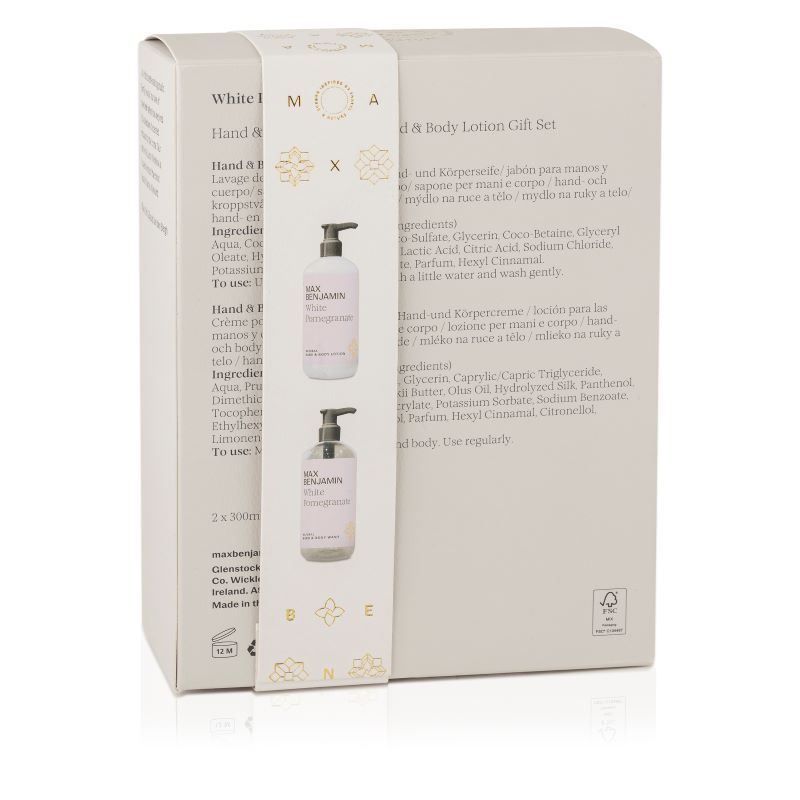 Max Benjamin - Hand & Body 300ml - White Pomegranate