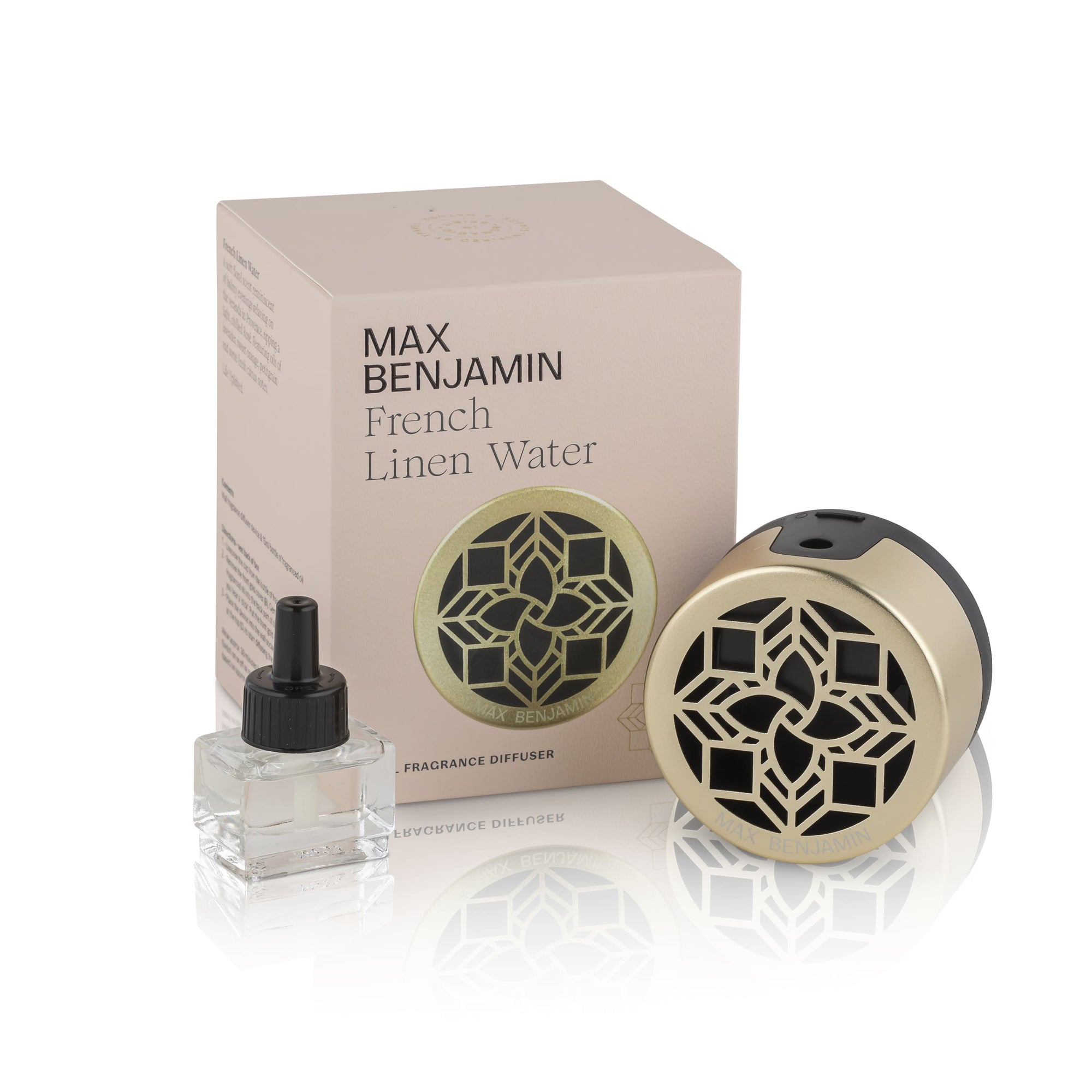 Max Benjamin - Wall Diffuser Starter Kit  15ml - French Linen Water