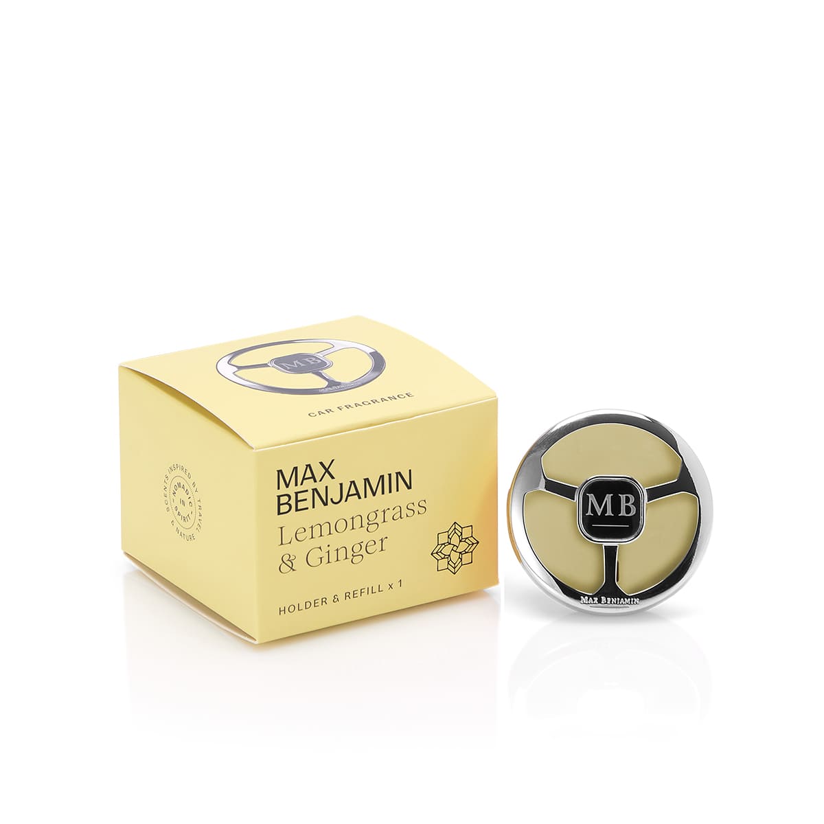 Max Benjamin - Autoparfum Starter Kit - Lemongrass & Ginger