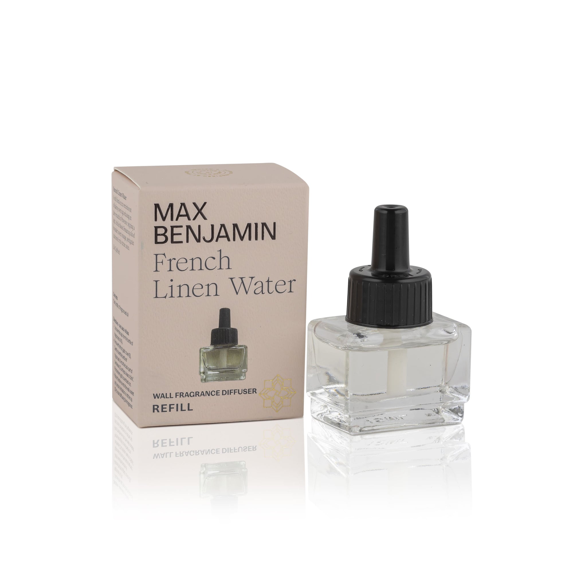 Max Benjamin - Wall Diffuser Navulling 15ml - French Linen Water