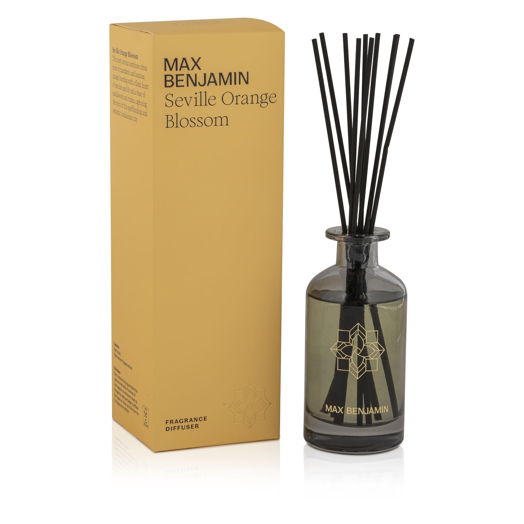 Max Benjamin - Geurstokjes 150 ml - Seville Orange Blossom